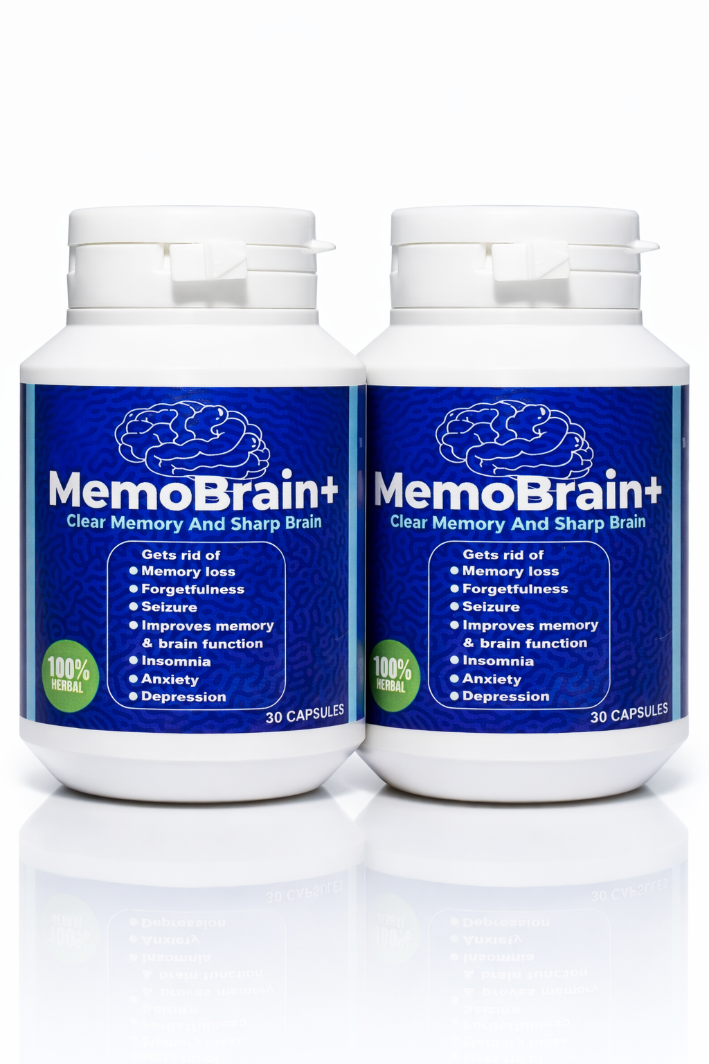 2 Bottles of MemoBrain+